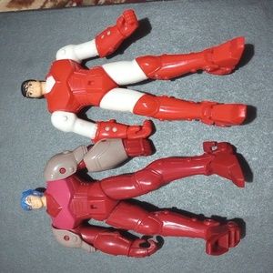 Vintage 1995 Ronin Warriors action figures playmates incomplete but clean